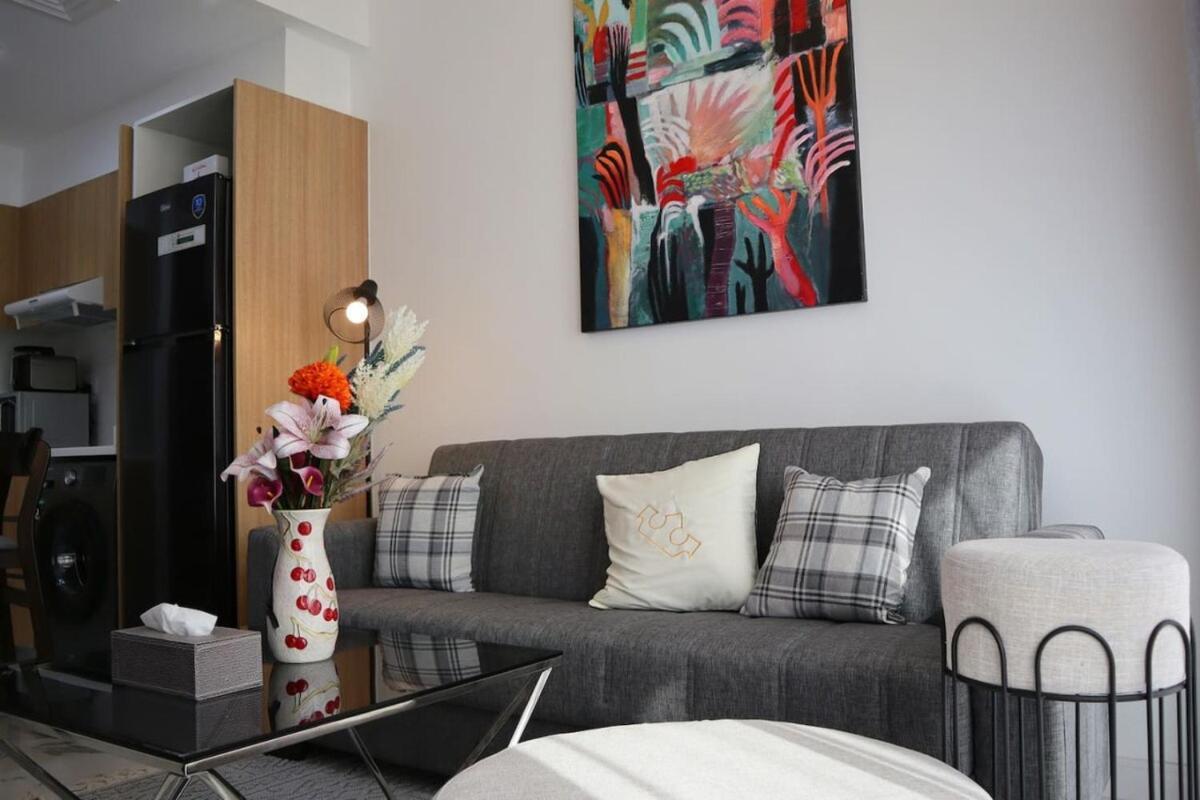Appartement Stylish 1br Retreat Pool & Wifi Near Auh & Masdar *